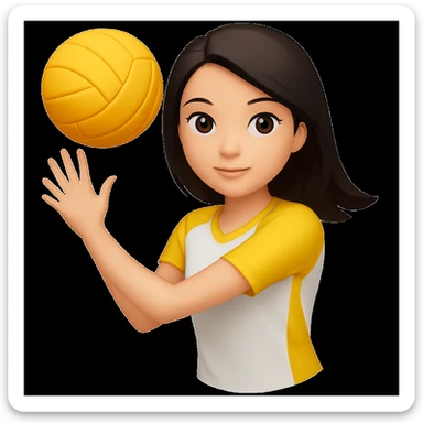 Change the color of the clothing to yellow, keeping the original style and details intact. sticker