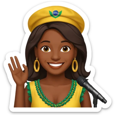 Un emojin de Matue cantor brasileiro sticker