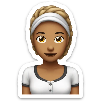 Faz um imoji de cara linda sticker