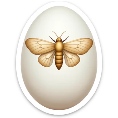 moth, life cycle stage 1 sticker