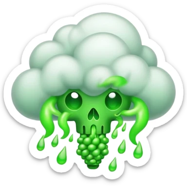 poisonous gas sticker