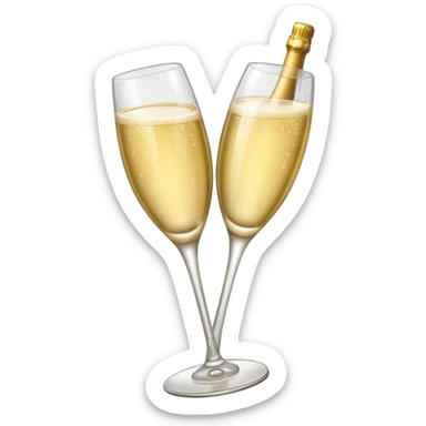 champagne sticker