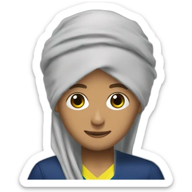Neymar wear hijab sticker