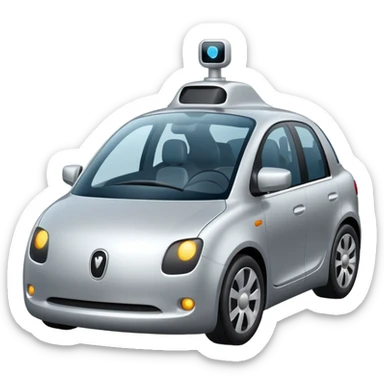 self driving car sticker