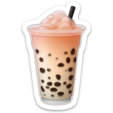 Boba tea sticker