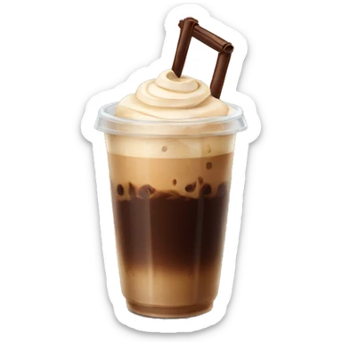 ice coffee with vanilla  sticker