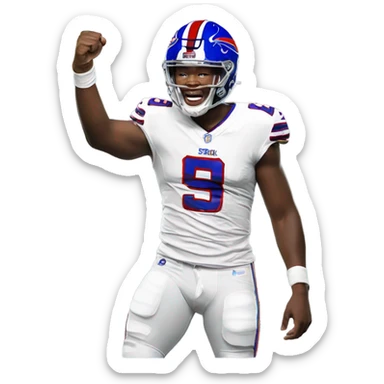 Buffalo bills Allen winning sticker