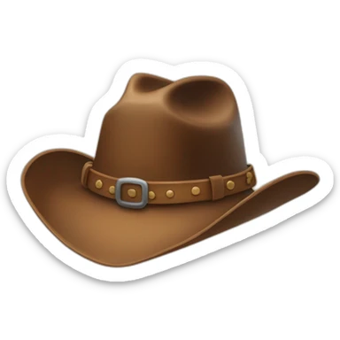 cowboy hat nod sticker