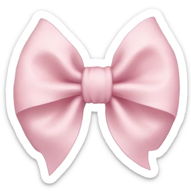 Light pink bows sticker