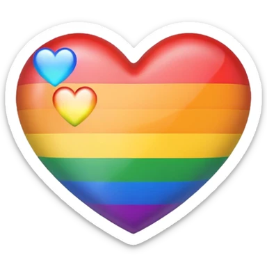 lgbtq heart love sticker