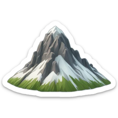 mountain sticker