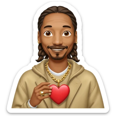 Snoop enamorado sticker