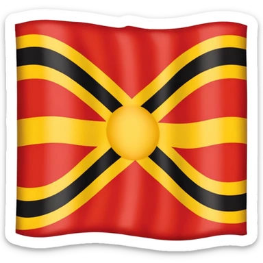 Aboriginal  flag sticker