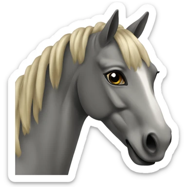 Cheval en or sticker