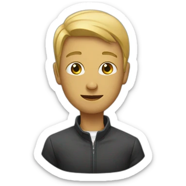 Deux personnes bizzare sticker