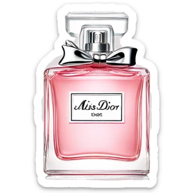 Miss dior perfume sticker