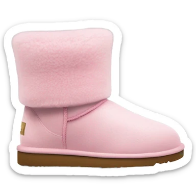 Pink Ugg boot  sticker