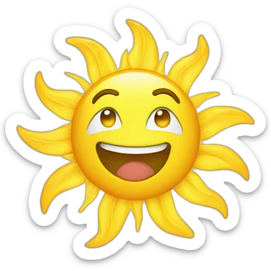 Sunshine with Hurricane  sticker