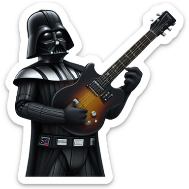 darth vader jamming sticker