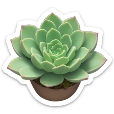 echeveria lau sticker