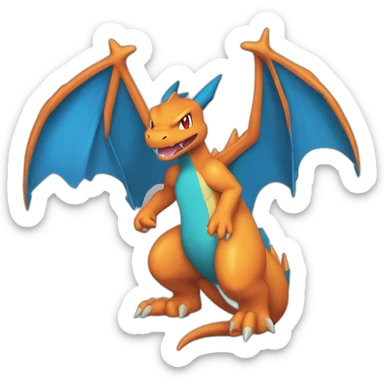 Charizard SuperSayan sticker