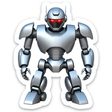 fighter Robot sticker
