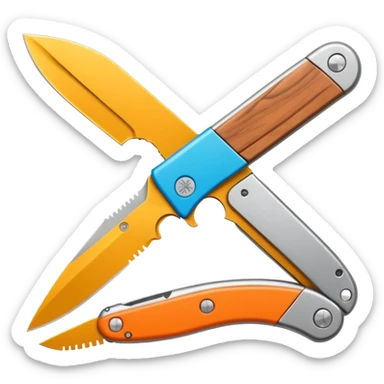 Pocket knife  sticker