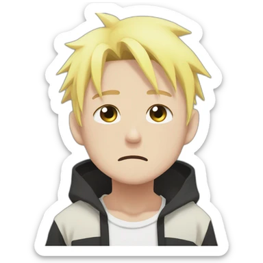 Boruto crying sticker