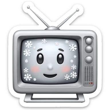 television static(snowy) sticker