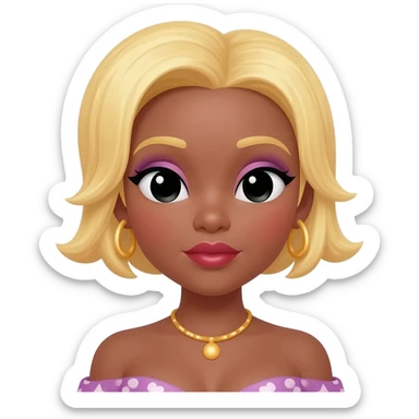 Cute diva emojidivae sticker