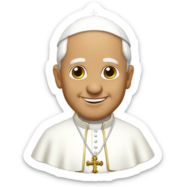 pope francis sticker