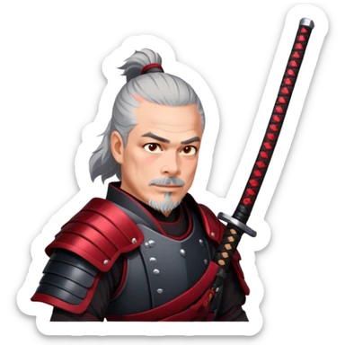 Fierce Samurai sticker