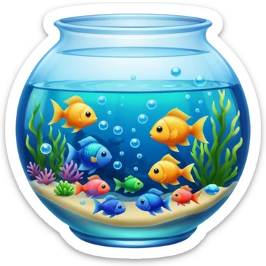 an aquarium sticker