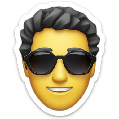 hexagon-sunglasses sticker