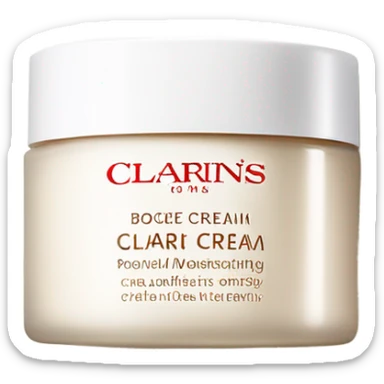 Clarins cream sticker