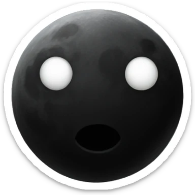 black moon sticker