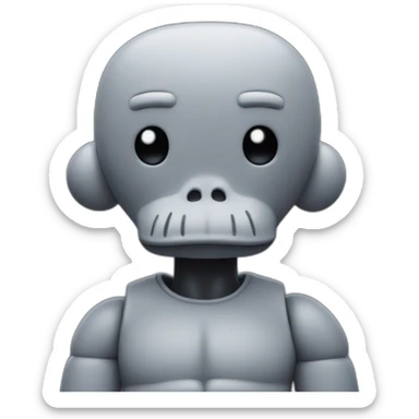 Kaws companion sticker
