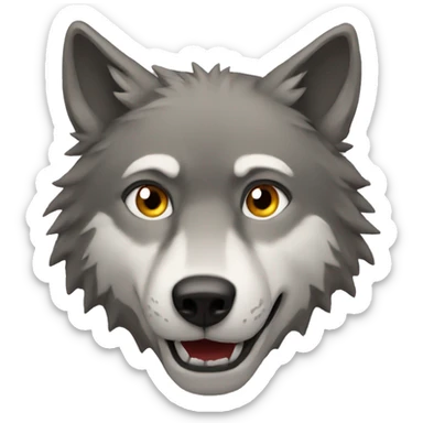 wolf alpha sticker