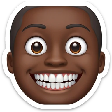 trap silver teeth  sticker