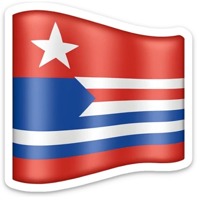 Create Yugoslavia emoji flag sticker