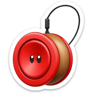 red yo yo sticker