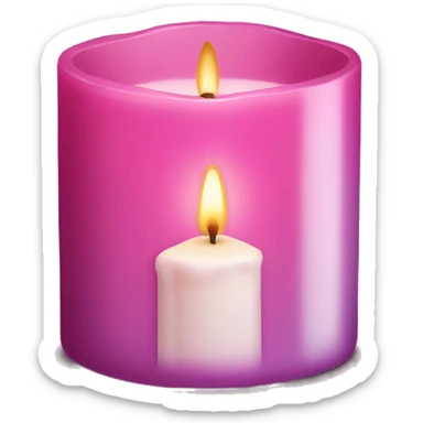 A big candle from “Bath&Body Works” brand  sticker