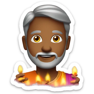 Create a Diwali greetings  sticker