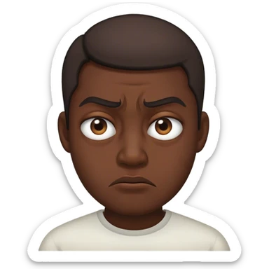 Disgusting face  sticker