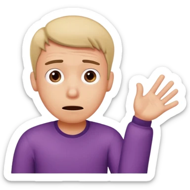 A cartoon guy with a loading bar above his head stuck at 2%, staring at a simple math problem like 2+3. Exaggerated confused face, bright meme colors sticker