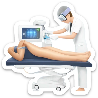 laser hair removal treatment sticker