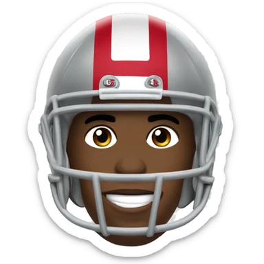Ohio state university football sticker