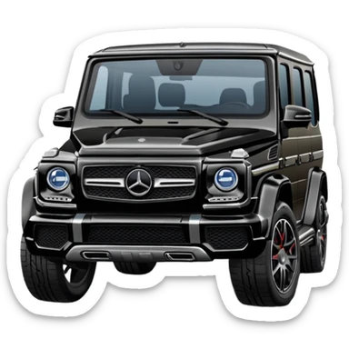 Mercedes black g63 sticker