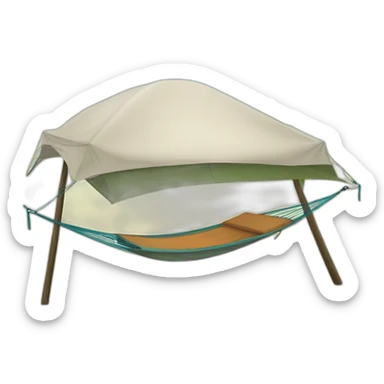 Hammock with Tent sticker