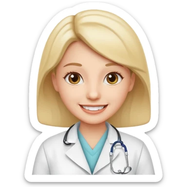 dentist nurse sticker